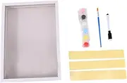 DIY Art Print Frame, Clear Family Handprint, Unique, DIY Handmade Keepsake DIY Craft Keepsake Frame for Family