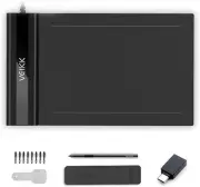 Drawing Tablet,S640 Digital Graphics Tablet, 6x4 Inch Ultra-Thin Portable OSU...