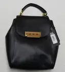 NEW WITH TAGS ZAC POSEN ZACPOSEN BLACK CHANTELLE BACKPACK WOMEN