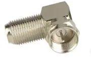 VCE Right Angle F-Type Coaxial RG6 Adapter