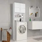 Cabinet Organizer For Washing Machine Laundry Bathroom Cupboard Furniture White