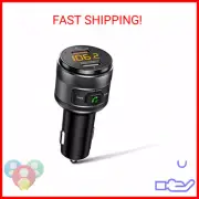Bluetooth 5.3 FM Transmitter for Car, 3.0 Wireless Bluetooth FM Radio Adapter Mu