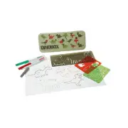 NPW DINOBOX DINO DINOSAUR CREATIVE STENCIL AND PEN SET stencil drawing kit W6377