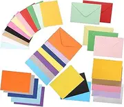 CHUNLINLAODA 72 Pcs Coloured Envelopes Multi Color Gift Envelope Durable Coloured Invitation Envelopes for Thanksgiving Wedding Birthday Party Supplies, 18 Colors, 15.7 x 10.7 cm (Multicolor 1)