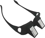 Lazy Glasses Laying Down Light Prism Glasses Horizontal Reading Glasses Lazy Spectacles Glasses Over Glasses, High Definition, 90 Degree, Myopia Presbyopic usable, Unisex, Lazy Readers for TV Watching