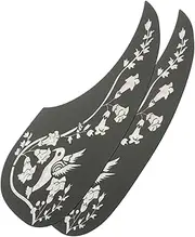 JOINPAYA 2pcs Acoustic Guitar Pickguard Replacement Protector with Bird Pattern Scratch Plate for Folk Guitars Stylish Design for Enhanced Protection and Aesthetics