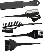 CRILSTYLEO Barber Kit 5pc Hair Dyeing Tool Set Black Dyeing Tools Styling Accessories Ideal for Diy
