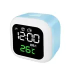 Led Alarm Clock Minimalistic Adjustable Led Digital Alarm Clock Stepless Dimming