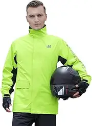 [Generic] Men Split Rain Suits Rain Coat and Rain Pant Set Rain Proof Cycle Cycling Rain Gear