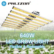 640W Grow Hydropon Light Samsung LED Full Spectrum Replace Gavita Fluence Spydr