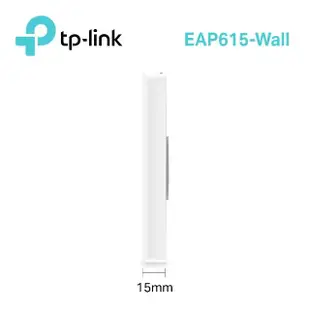 【TP-Link】EAP615-Wall AX1800 無線 MU-MIMO 雙頻Wi-Fi 6 Gigabit PoE供電 嵌牆式基地台(無線AP)