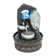 BUDDHA DRIFT WATER FEATURE FOUNTAIN INDOOR OUTDOOR BENCH TOP HOME DECOR