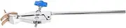 ULTECHNOVO 4 Cork Lined Iron Clamp Adjustable Prong Laboratory Holder for Securely Gripping Various Flask Necks Versatile Tool for Labs and Chemical