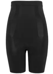 Spanx OnCore High-Waisted Mid-Thigh Shorts - Black - XL XL