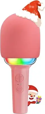 Wireless Bluetooth Karaoke Microphone, 2-in-1 Portable Handheld Karaoke Mic Spea