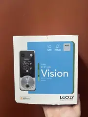 810055604173 Lockly Vision Zeno Series Deadbolt New Apple Home Keys 2k Video