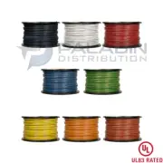 #14 AWG Gauge 600V THHN Solid Copper Wire Multi Colors Available - UL 500FT