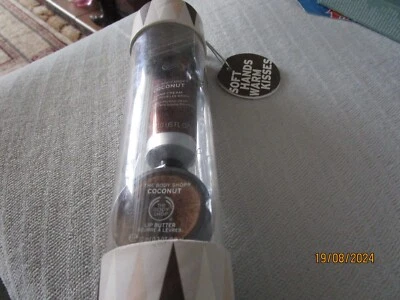 The Body Shop COCONUT hand cream and lip butter gift set brand new old style