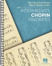 Intermediate Chopin Favorites Classical Piano Sheet Music Book NEW 001364789
