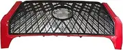 Pickup Modified Racing Grills For Hilux Grill Auto Accessories Front Bumper Mesh Cover Grills Compatible For Toyota Hilux Revo Rocco 2021(Red)