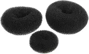 LIFKOME 3pcs Hair Donut Bun Maker Versatile Bun Ring Accessories for Thin Hair Styling Elegant Chignon Former for Casual Formal Looks