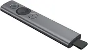 Logitech Spotlight Presentation Remote - Advanced Digital Highlighting with Bluetooth, Universal Presenter Clicker, 30M Range and Quick Charging – Grey
