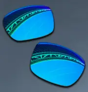 Ice Blue POLARIZED Replacement Lenses for Oakley TwoFace OO9189 60mm Sunglasses