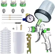 HVLP Paint Sprayer with 10Pcs 600ML Mixing Quick Cup,Spray Paint Gun Set Contain