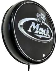 Mack Truck Semi Trailer LED Bar Lighting Wall Sign Light Button Black