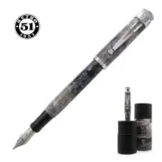 Retro 51 Tornado Acrylic Fountain Pen, Silver Lining