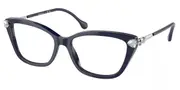 Swarovski SK2011 1004 Women’s Glasses Blue Size 55 - Private Health Rebate - Blue Light Block Available