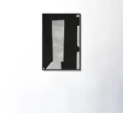 Abstract Mid Century Modern Paintings Framed Canvas Print 36"x 24"
