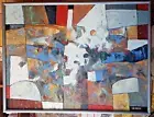 Original Belarusian artist Levkovich Abstract painting Oil Canvas 80*60 cm