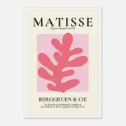 Galrie Henri Matisse Exhibition Print - Captivating Art at Berggruen & Cie (Pink I), Poster Only, A1 60 x 84cm (23 x 33inch)