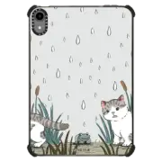 iPad mini (6th gen) iPad Impact Case Bean The Cat With Mr. Frog Ipad Case
