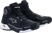 Alpinestars CR-X Drystar Motorcycle Shoes, black-white, Size 44 for Men Black White