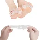 Silicone Toe Separators Straightener Bunion Corrector Hammer Toe Spacers Y2E2