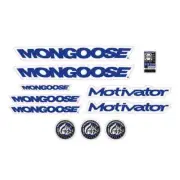 Mongoose - 1996 Motivator - Decal set - old school bmx