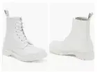 Dr. Martens 1460 Monochromatic Leather Boot White Size 7 NIB