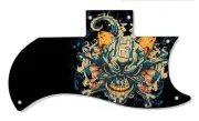 SG Half Face Pickguard Custom Gibson Graphic Graphical Guitar Single Mean Streak