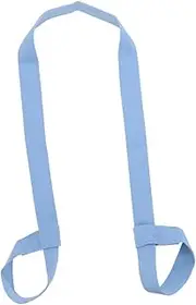 Adjustable Yoga Mat Strap Carrier Light Blue Cotton Sling for Exercise Mats Convenient Hands Transport Soft Durable Fits All for Yoga Lovers
