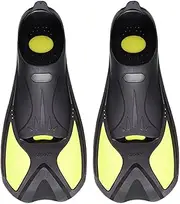 Swimming Fins for Adults Short Swim Fins Men,Snorkel Fin Full Foot Swim Flippers Travel Size for Snorkeling, Diving, Swimming Supply