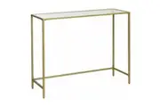 VASAGLE Console Table Display Shelf (Gold)