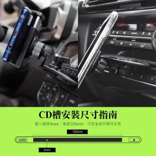 【Ringke】Rearth CD Slot Clamp Car Mount 夾式手機車架(夾式手機車架-CD槽專用)