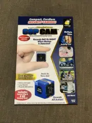 Atomic Beam Cop Cam Mini Wireless Security Camera NEW in Pkg ~FREE Shipping