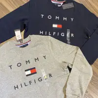 在飛比找蝦皮商城優惠-Tommy Hilfiger 大學T 刺繡 經典LOGO 寬