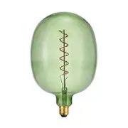 Lumenovo 4W E27 2200K Egg LED Filament Globe-Green