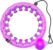 24Sections Fitness Smart Sport Hoop Thin Waist Massage Detachable Massage Hoops Fitness Equipment Gym Home Training Weight Loss