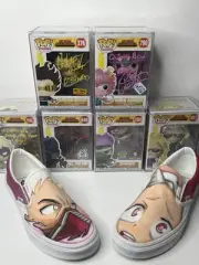My Hero Signed Funko Pop JSA/COA Lot Of 6