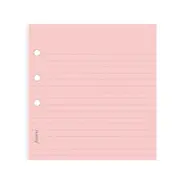 Filofax Personal Ruled Notepaper 30pk (Pink)